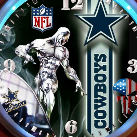 Silver surfer clock - Picture 4 of 4